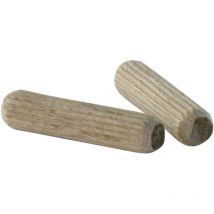 Tourillon en bois strié 12X50-30 pièces