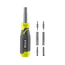 Ryobi RHSDM1101 Tournevis polyvalent 11 en 1, jeu d'embouts à poignée ergonomique