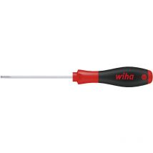 Tournevis SoftFinish Fente avec lame ronde pour vis situées en profondeur 4.0 mm x 100 mm (00692) - Wiha