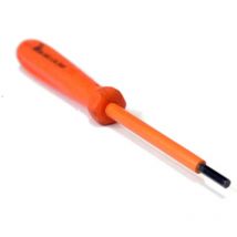 Tournevis 6 Pans 3x68mm isolé 1000V orange lame non-décolletée pour vis creuses Derancourt