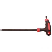 Tournevis avec poignée en t profil en t (pour torx) avec/sans perçage frontal T10 bgs diy 7880-T10