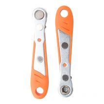 Tournevis cruciforme Ph 2 x 110 mm, mini cliquet 1/4' et embout cruciforme