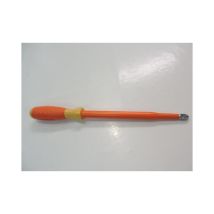 Tournevis cruciforme Phillips 10X200mm isolé 1000V manche bi-matière lame acier chromé decolletée PH4 Derancourt CRU10X200BD
