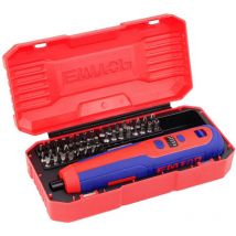 Emtop - Visseuse et tournevis électrique sans fil 4v rechargeable usb type-c 5nm 42 accessoires + boîte en plastique