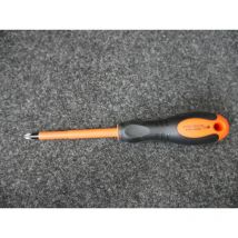 Tournevis isolé 1000V Pozidriv pz 2x100mm manche bi-matière lame non-decolletée IP19ND