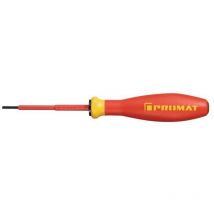 Promat - Tournevis largeur de lame 2,5 mm longueur des lames 75 mm vde isolé avec syst.guid.tail.