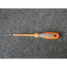 Tournevis plat 4x100mm isolé 1000V manche bi-matière lame non-decolletée IS18ND