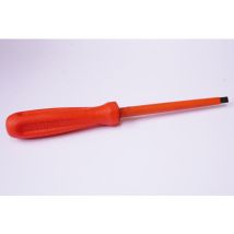 Derancourt - Tournevis plat 8x150mm isolé 1000V lame acier chromé manche orange pour vis tête fendue