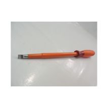 Tournevis plat 8X175mm isolé 1000V lame acier chromé manche bi-matière electricien pour vis tête fendue Derancourt TB8X175B
