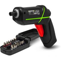 Constructor - Tournevis rechargeable 4V lithium avec accessoires - 4.5Nm
