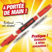 Tournevis 4 en 1 forme stylo
