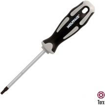AFT - Tournevis Torx inviolable S2 Acier Bi-matière Manche tpr. Mesure T20 x ø 5,0 x 75 mm.
