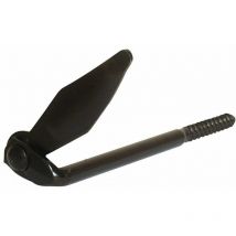 Arret de volet marseillais à vis longueur 130mm diamêtre 10mm noir - mermier