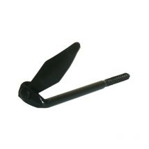 Tourniquet Marseillais a Vis Tete Forgee - Lg110 - Ø10 - Noir