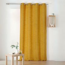 Homemaison - Rideau uni et dépolluant Jaune 135x240 cm
