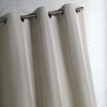 Rideau d'extérieur en tissu déperlant Beige 140x260 cm