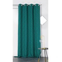 Rideau art deco vert foncé - 135x250cm - Vert foncé