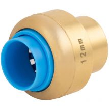 Bouchon diam. 12 mm laiton