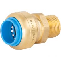 QUICK PLOMBERIE Raccord droit male 12 x 17 mm diam. 16 mm