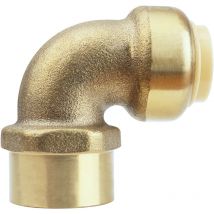 Raccord toutub Coude Femelle 1/2 en Laiton ø 16 mm Boutté