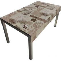 Tovaglia pvc Base Poliestere Antimacchia Palme 140X220 cm