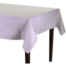 Tovaglia Poliestere Jacquard Finlandia Bianco Cm150x180