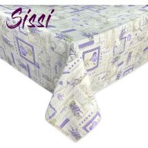 TOVAGLIA SISSI in cotone PROVENZALE LAVANDA CHÈRIE in cotone Cm. 140x140 x4 persone