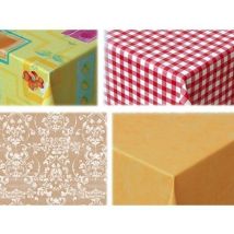 Tovagliato Fantasia Foglia in PVC – 140 cm x 20 m – Tovaglia decorativa per ristoranti e uso domestico