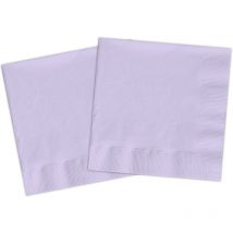 Tovaglioli carta fsc compostabili (33x33cm, doppio velo), 20 pezzi, viola lavanda