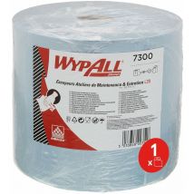 WypAll L20 Maxi rotolo di panni in carta 7300, 2 veli, per la pulizia e manutenzione, colore azzurro (1 rotolo x 500 fogli)