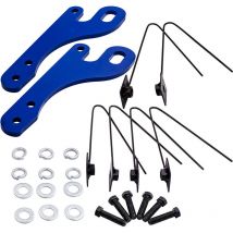 BFO - Recovery Tow Point Kit for toyota prado 150 LandCruiser fj Cruise 4WD 2009-OnVorder Abschlepppunkt mit Schkeln Satz for Toyota Land Cruiser