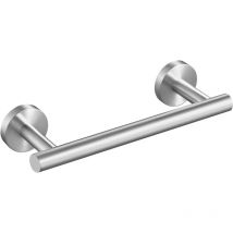 Longziming - Towel Bar Bathroom Towel Rack SUS304 Stainless Steel Wall Mounted Towel Rack 23 cm Brushed Kitchen Storage, A2000S23DG-2