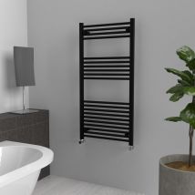 Lux Heat - Towel Radiator - Black - 1200mm x 600mm