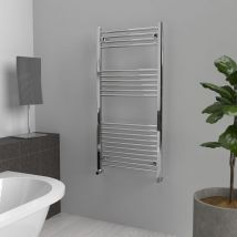 Towel Radiator - Chrome - 1200mm x 600mm