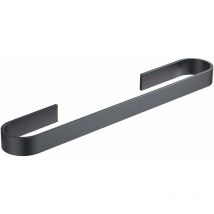 Sweevt - Towel Rail for Bathroom, Towel Holder Bathroom Towels Rack, Hanger Black Silver Alloy Wall Hanging Towel Bar Organizer Kitchen Storage