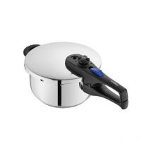 T920004S4L Express Pressure Cooker with Bakelite Lid Lock System, Visual Pressure Indicator, 4 Litre, Stainless Steel - Tower