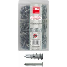 Tox - Tassello Per Cartongesso - Assortimento Indoor Box Plus, 180 Pz, 094901113