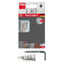 TOX Chevilles à crochet Pirat-Leslie-L Blister - 4 pièces - 68701501
