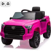 Toyota Voiture Électrique, pour Enfant 3-8 Ans,TR2305 12V4.5AH 25W2avec Télécommande , Doubles Portes, Ceinture de Sécurité, Lumières, Haute/Basse
