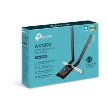 Tp-link - AX1800 Wi-Fi 6 Bluetooth 5.2 PCIe Adapter Black archer TX20E