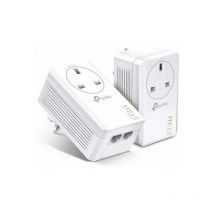 Green Feathers - tp Link Powerline adapter with Pass through power AV1000 Gigabit lan