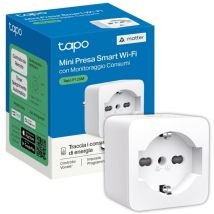 Tapo - TP-Link P125M Matter Presa Smart Italiana, Monitoraggio Energia, WiFi Intelligente Smart Plug, Compatibile con Alexa e Google Home, Controllo