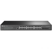 Tp-link - JetStream 24-Port Gigabit L2+ Managed Switch mit 4 10GE sfp+ Steckplätzen