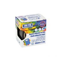 Eurocel - tpa black cloth adhesive tape 200 38MMX2,7MT