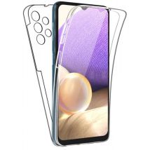 Huawei - tpu 360° Rundum Full Body SchutzHülle kompatibel mit Samsung Galaxy S22 (SM-S901B) Silikon Hülle Etui Case Cover Silikontasche in Transparent