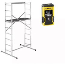 Trabattello per scale - Altezza di lavoro max 3.66m - 9474-901-Q50/3