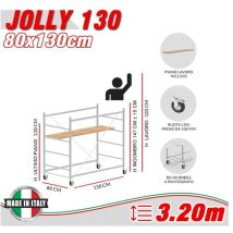 Trabattello jolly 130 Altezza lavoro 3,20 metri