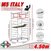 Scedil - Trabattello M5 italy Altezza lavoro 4,50 metri