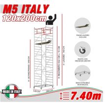 Scedil - Trabattello M5 italy Altezza lavoro 7,40 metri