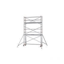 Trabattello mobile 2 piani - Altezza max. di lavoro 5.90m - 513914